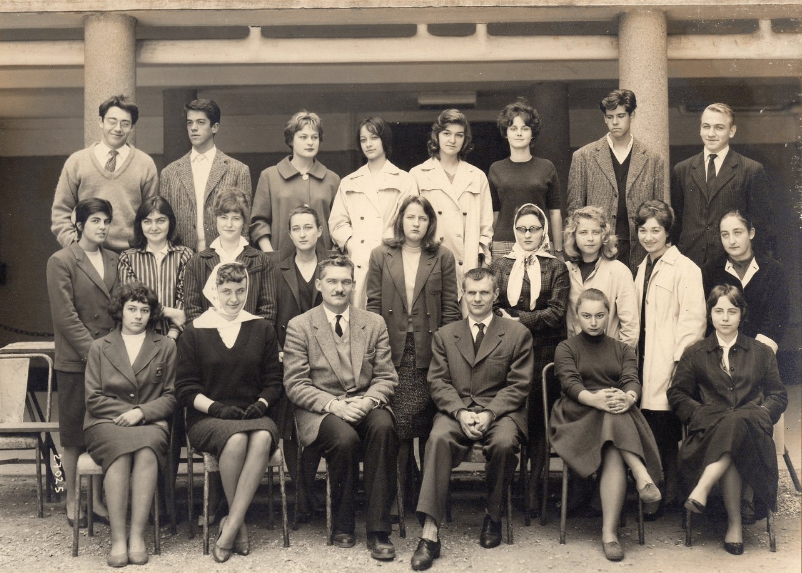 Classe de 1eA – Année scolaire 1958-1959 © Collection École alsacienne