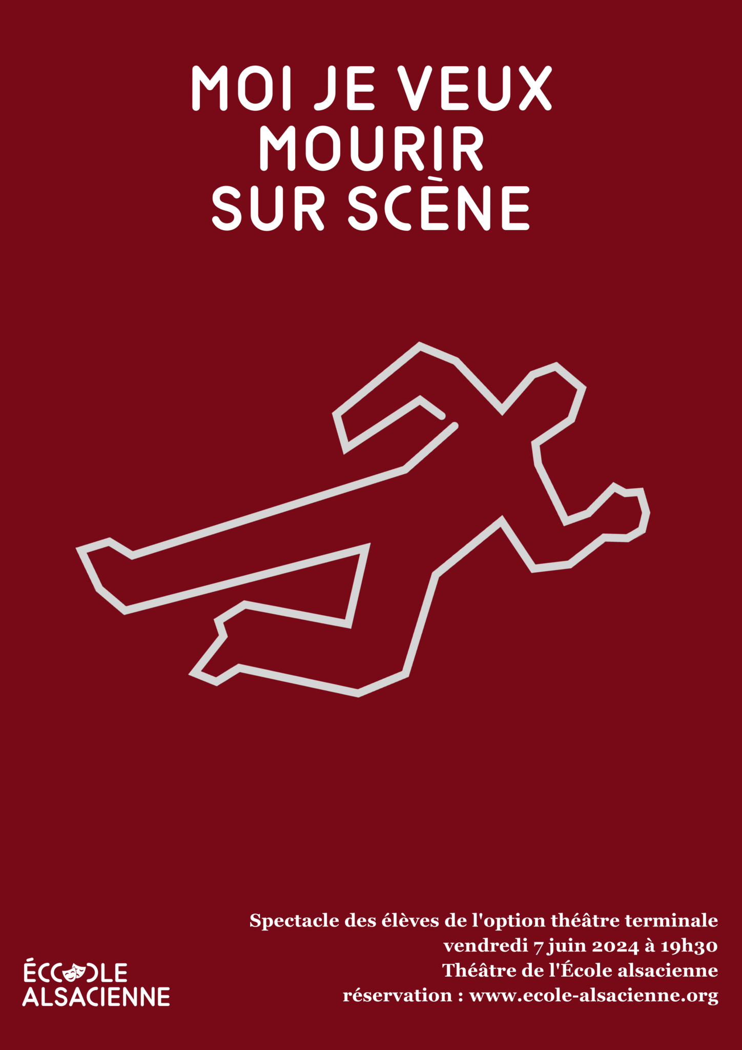 École alsacienne Moi je veux mourir sur scène