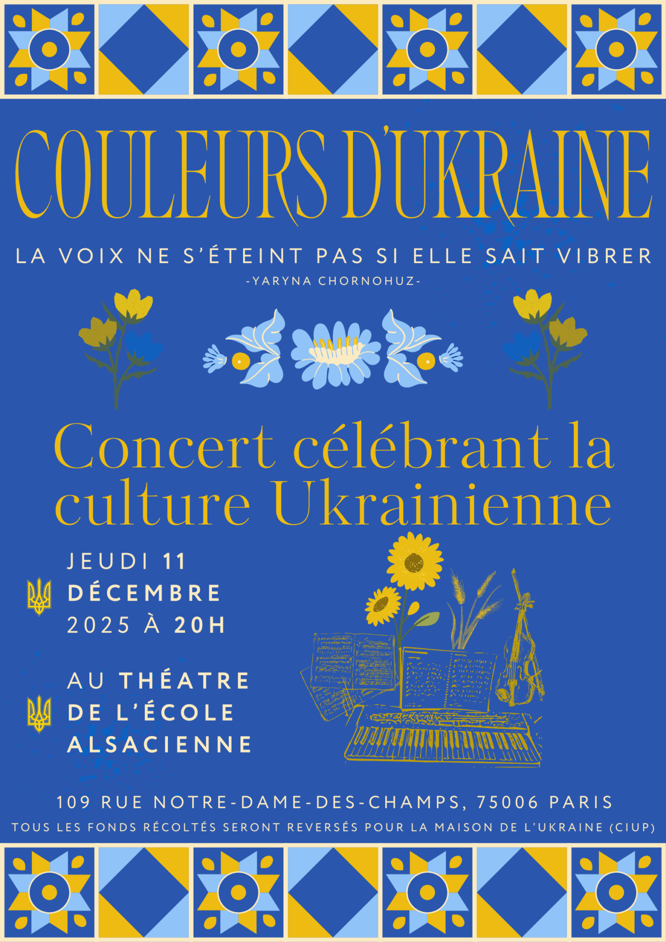 Affiche concert Ukraine