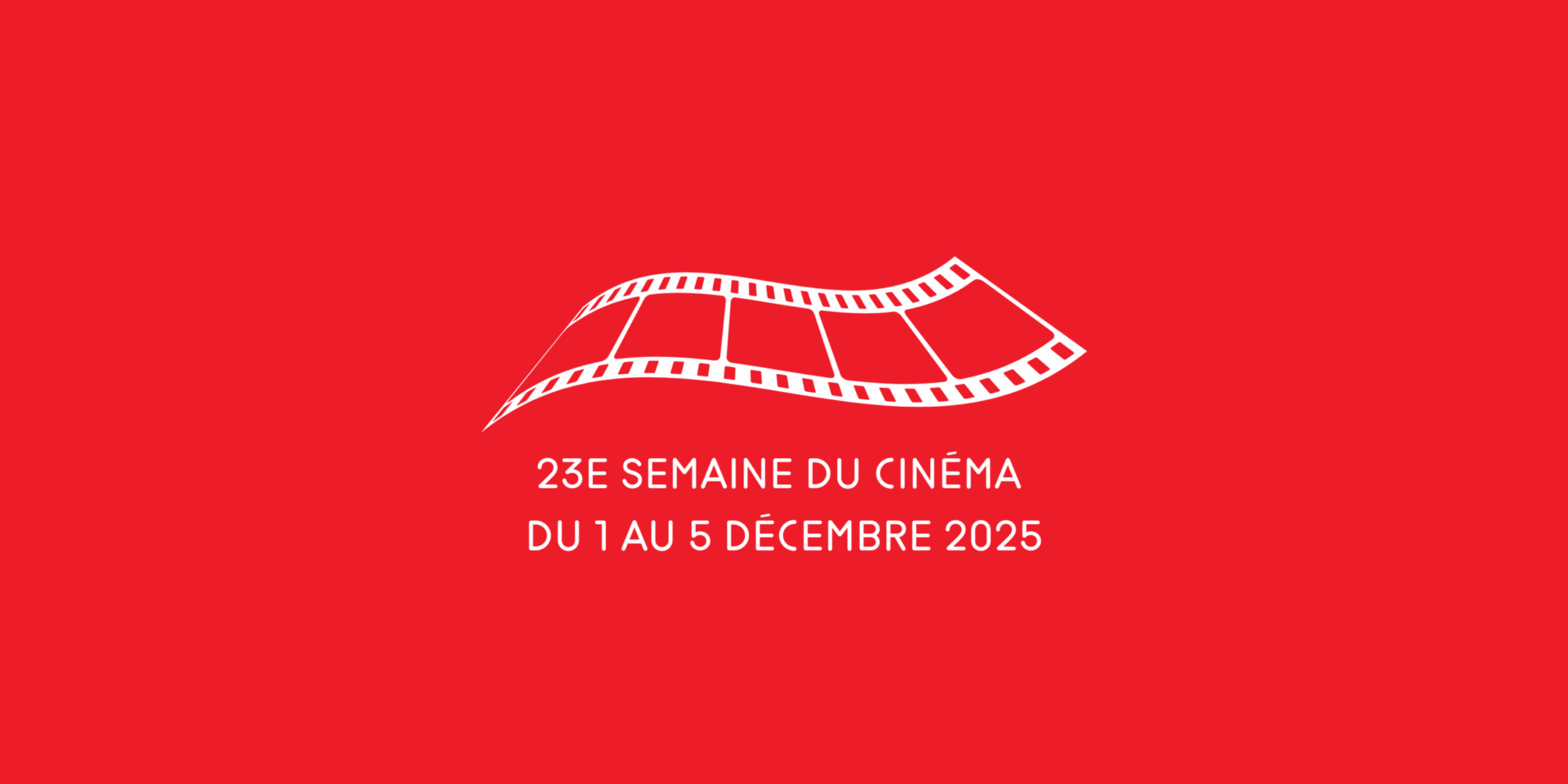 Rappel : 23e Semaine du cinéma !