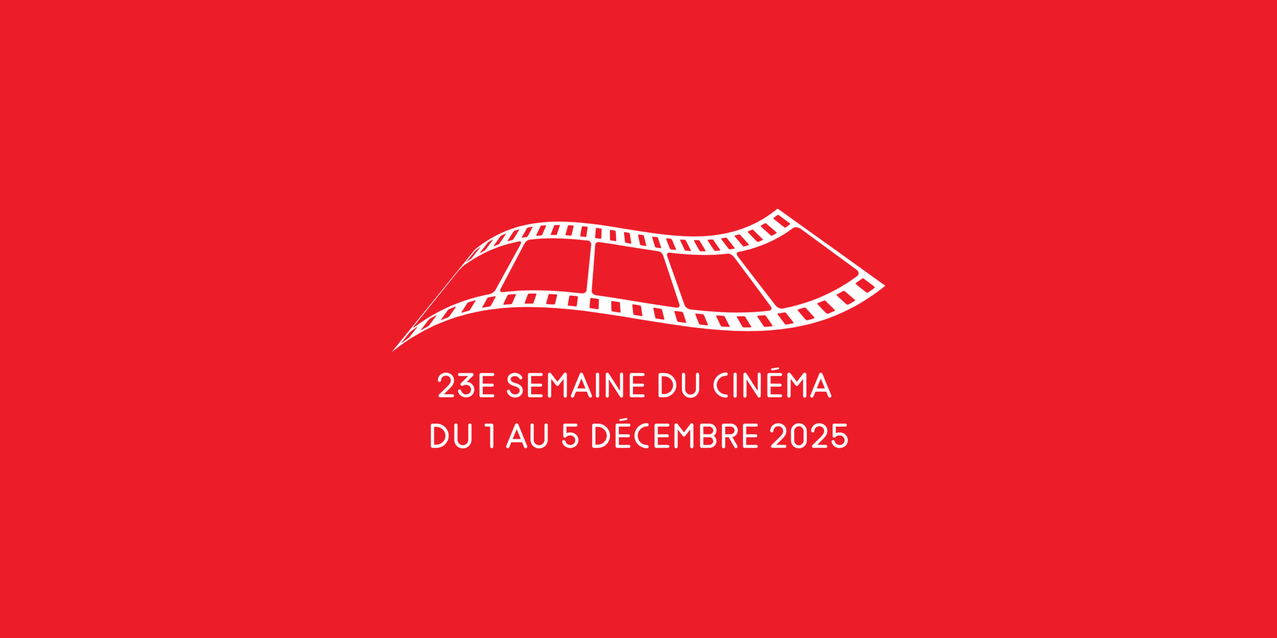 Rappel : 23e Semaine du cinéma !